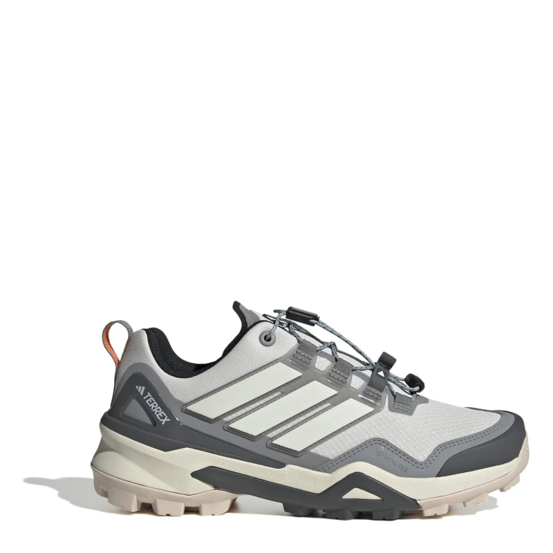 Image of adidas Womens Non-Waterproof Hiking Shoes Grey/White/Grey female 3.5 (36)