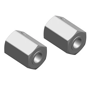 Image of Corally Wheel Hex Adapter Front Aluminum 2 Pcs
