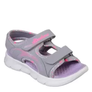Image of Skechers C Flex Junior Girls Sandals - Grey