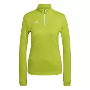 Image of adidas ENT22 Track Top Womens - Yellow