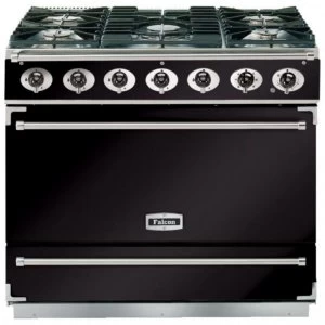 Image of Falcon F900SDFBLCG 87370 90cm Single Cavity Dual Fuel Range Cooker - Black