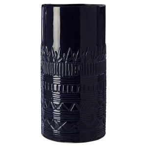 Image of Premier Housewares Petra Small Planter - Blue Finish