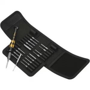 Image of Wera Kraftform Kompakt Micro 21 ESD 1 ESD Bit screwdriver 5/32 (4 mm) HIOS, 5/32 (4 mm) Half Moon 44 mm