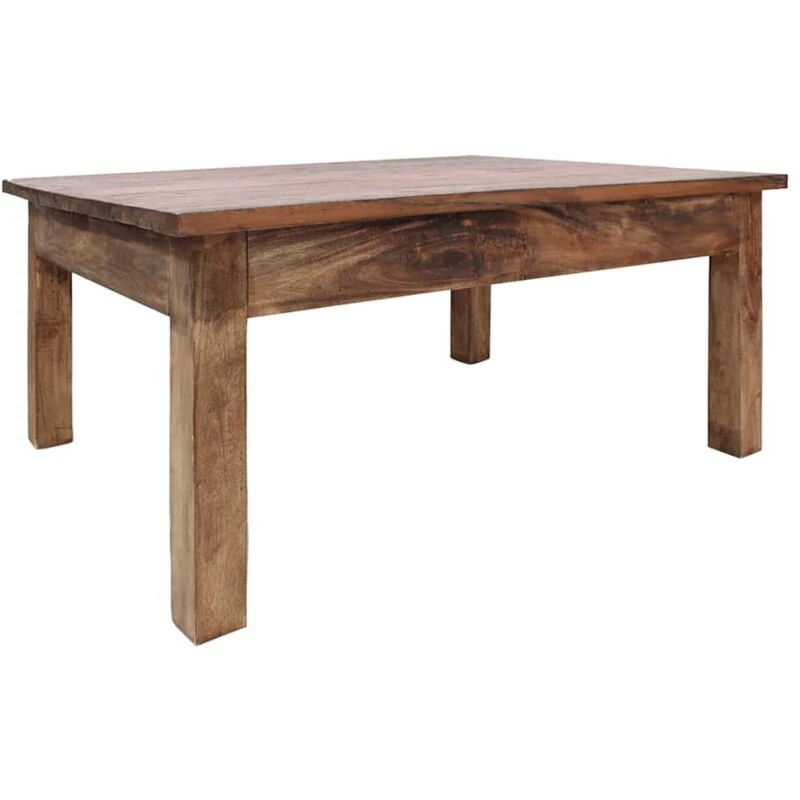 Image of vidaXL Solid Wood Coffee Table Reclaimed 98x73x45cm Living Room End Table