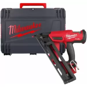 Image of M18FN15GA-0X 18V M18 Fuel 15GA Angled Finish Nailer With Carry Case - Milwaukee