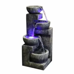 Image of Tranquility Aztec Solar Powered Water Feature