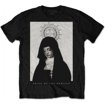 Image of Bring Me The Horizon - Nun Mens Large T-Shirt - Black