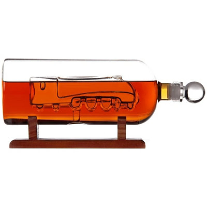 Image of Bar Originale Train Glass Decanter 750ml Clear Clear unisex