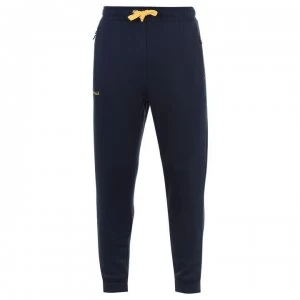Image of KooGa Cuffed Jogging Bottoms Senior - NAVY/YELLOW