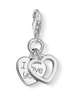 Image of Thomas Sabo Charm Club I LOVE YOU Charm, One Colour, Women