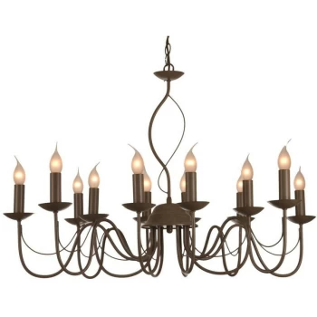 Image of Linea Verdace Lighting - Linea Verdace Long Island Multi Arm Chandeliers Pale Taupe