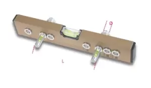 Image of Beta Tools 357F3 3 Vial Spirit Level Ø: 3/8"/1/2" L:90-220mm 003570100