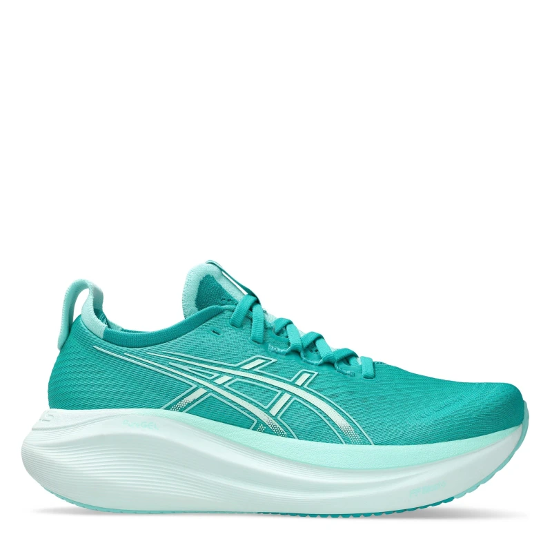 Image of Asics Gel-Nimbus 27 Womens Road Running Shoes - Blue 5 Female