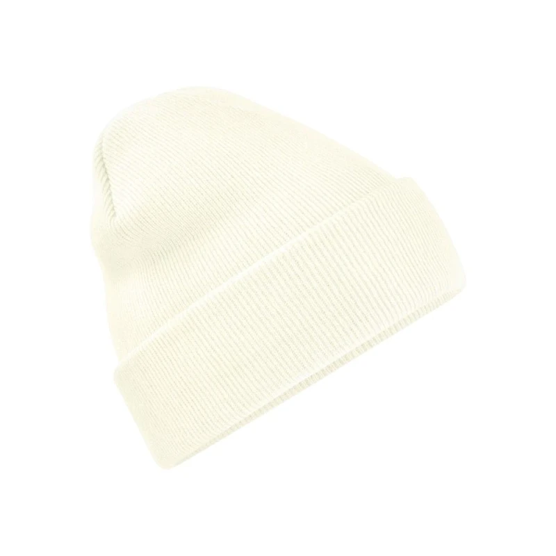 Image of Beechfield Beechfield Men Original Cuffed Beanie in White White One Size Male 5063238203846