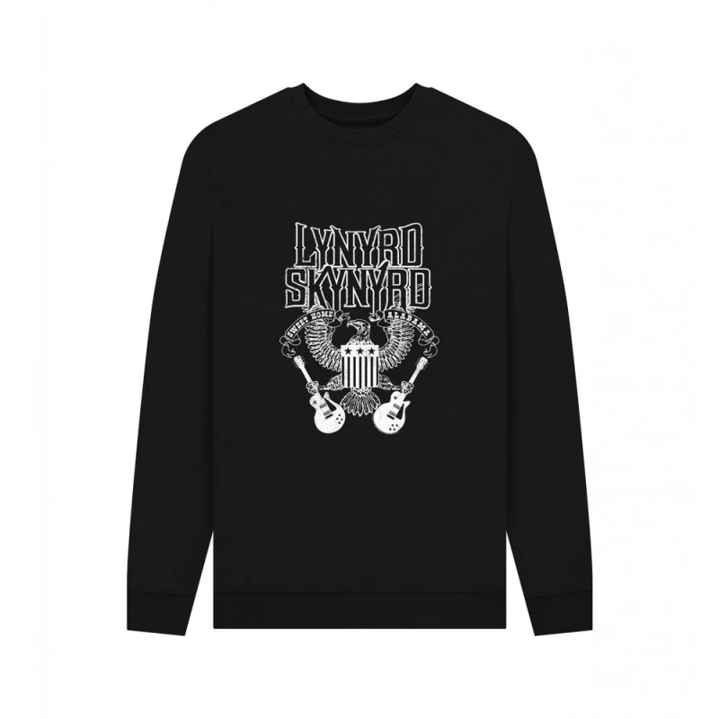 Image of Lynyrd Skynyrd Mens Sweet Home Alabama Sweatshirt in Black Size: Small Black Male S