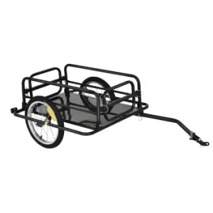Image of Reiten Bike Cargo Trailer in Steel Frame - Black