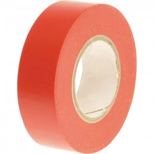 Image of Faithfull PVC Electricial Tape Red 19mm 20m