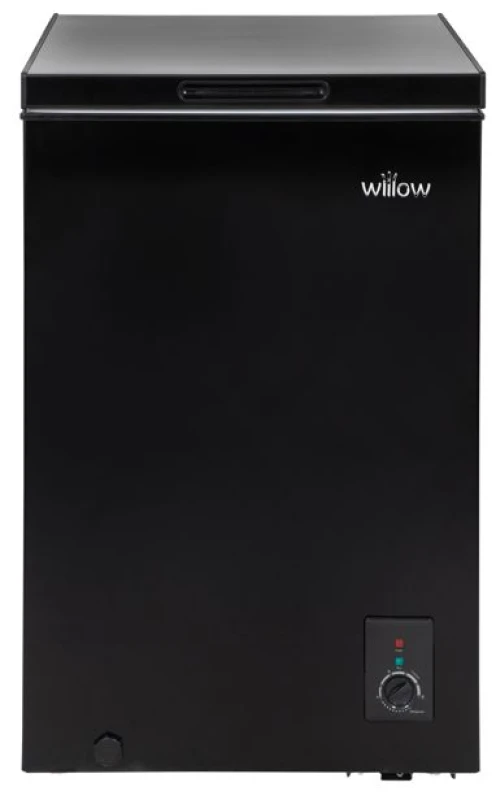 Image of Willow Freestanding 99L Chest Freezer in Black Size: Large Black Unisex L