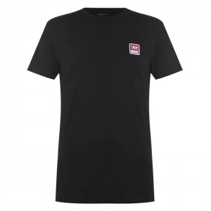 Image of Diesel Chest Logo T Shirt - Black 900