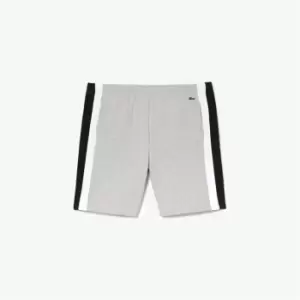 Image of Lacoste Colour Block Shorts Mens - Grey