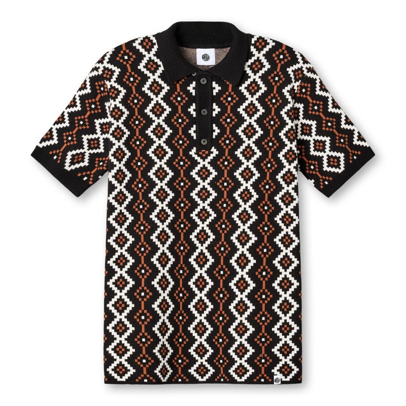 Image of Pretty Green Mens Dakota Short-Sleeve Polo Shirt Multi male Small