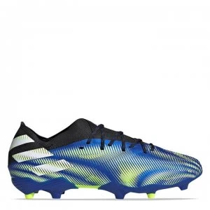 Image of adidas Nemeziz .1 Junior FG Football Boots - Blue/SolYellow