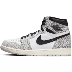 Image of jordan AIR JORDAN 1 RETRO HIGH OG, TECH GREY/MUSLIN-BLACK-WHITE
