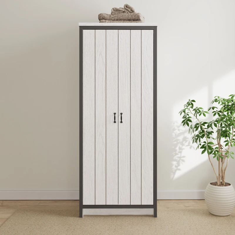 Image of GFW Boston 2 Door Wardrobe in White White Unisex