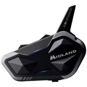 Image of Midland C1529 BTR1 Advanced Bluetooth Kommunikation Rider communication set Suitable for (helmet type) Full-face helmet, Jet helmet, Flip-up helmet