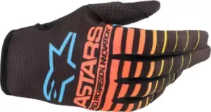 Image of Alpinestars Radar 22 Motocross Gloves, black-yellow, Size S, black-yellow, Size S