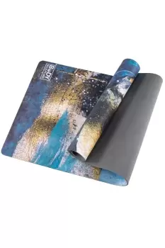 Image of Body Sculpture Large Suede Yoga Mat - Blue