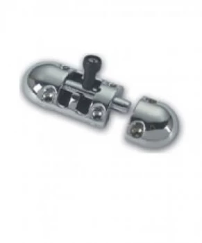 Image of Silent Barrel Bolt in Brass or Chromium plated