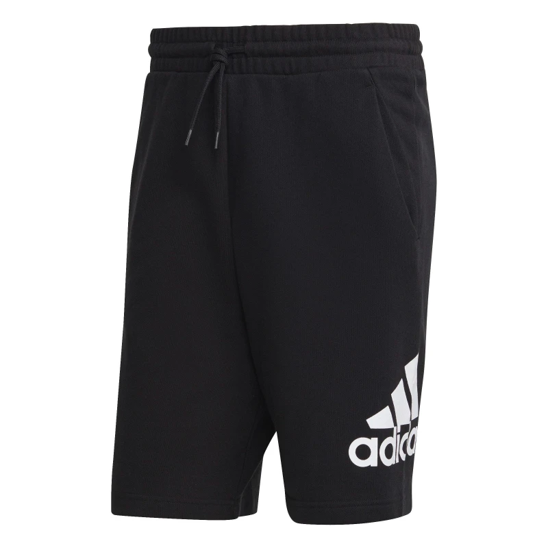 Image of adidas Big Logo French Terry Shorts Mens Black male XS