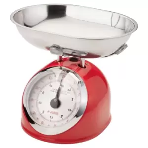 Image of Judge Kitchen Traditional Scale 5kg Red