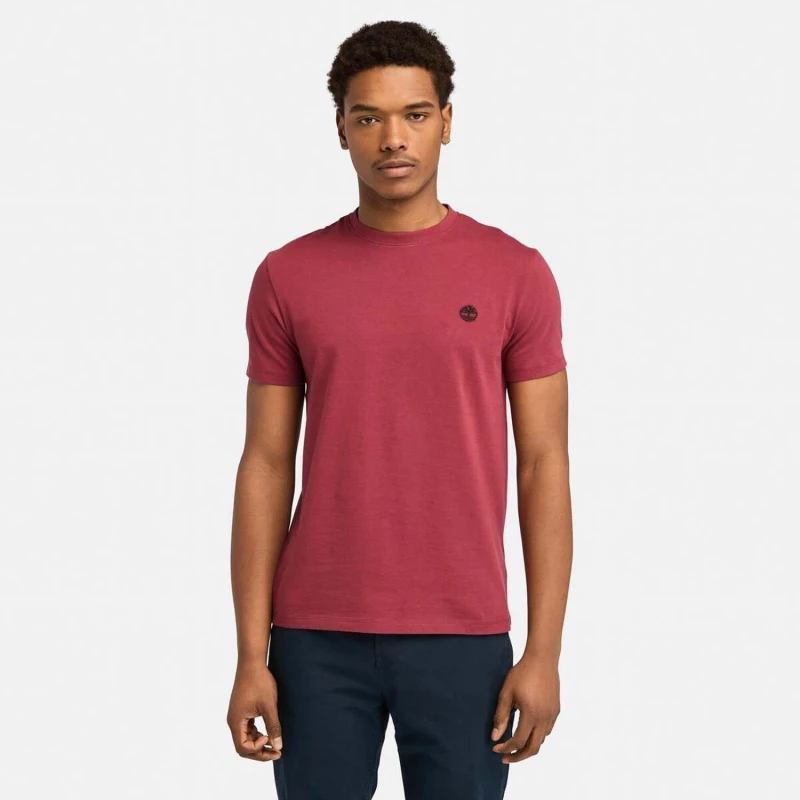 Image of Timberland - Dunstan River T-Shirt for Men in Red, Man, Red, Size: M