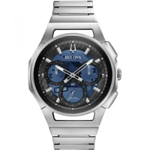 Image of Mens Bulova Quartz Progressive Sport Chronograph Stainless Steel Watch