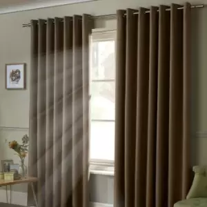 Image of Blackout Curtains Eyelet Ring Top, Polyester, Beige, 66 x 72 - Beige - Alan Symonds