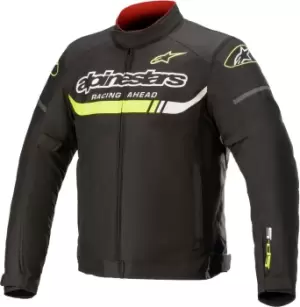 Image of Alpinestars T-SP S Ignition Waterproof Motorcycle Textile Jacket, black-yellow, Size S, black-yellow, Size S