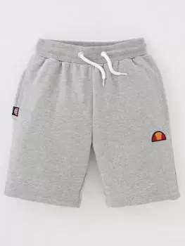 Image of Ellesse Older Boys Toyle Fleece Shorts - Grey Marl, Size 13-14 Years