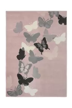 Image of Homemaker Butterfly Rug - 80x150cm - Pink