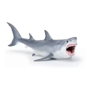 Image of PAPO Dinosaurs Megalodon Toy Figure, Three Years or Above, Grey (55087)