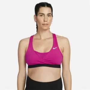 Image of Nike Swoosh Sports Bra Womens - Pink