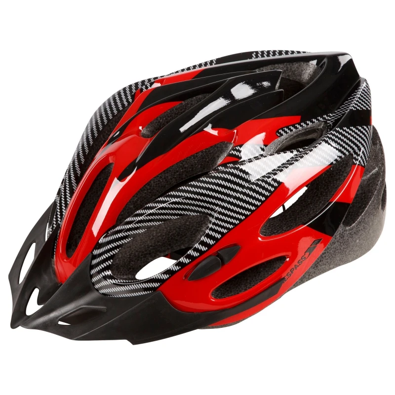 Image of Trespass Trespass Crankster Cycling Helmet in Dark Red Size: Small/Large Dark Red S/M Unisex 5059958469013