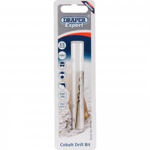 Image of Draper Expert HSS Cobalt Drill Bit 3.5mm Pack of 1