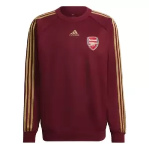 Image of adidas Arsenal FC Training Crew Sweatshirt Mens - Red