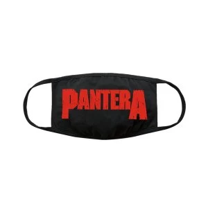 Image of Pantera - Logo Face Mask - Black