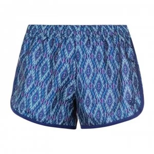 Image of Hot Tuna Printed Swim Shorts Ladies - Electric Blue