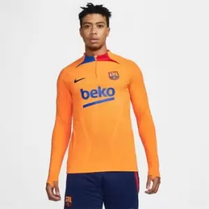 Image of Nike Barcelona Strike Drill Top 2021 2022 Mens - Orange