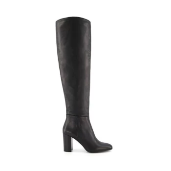 Image of Dune London Dune Selsie Knee High Boots - Black Lth 484