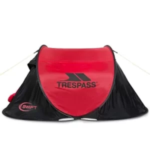 Image of Trespass Swift Pop-Up Tent Red/Black